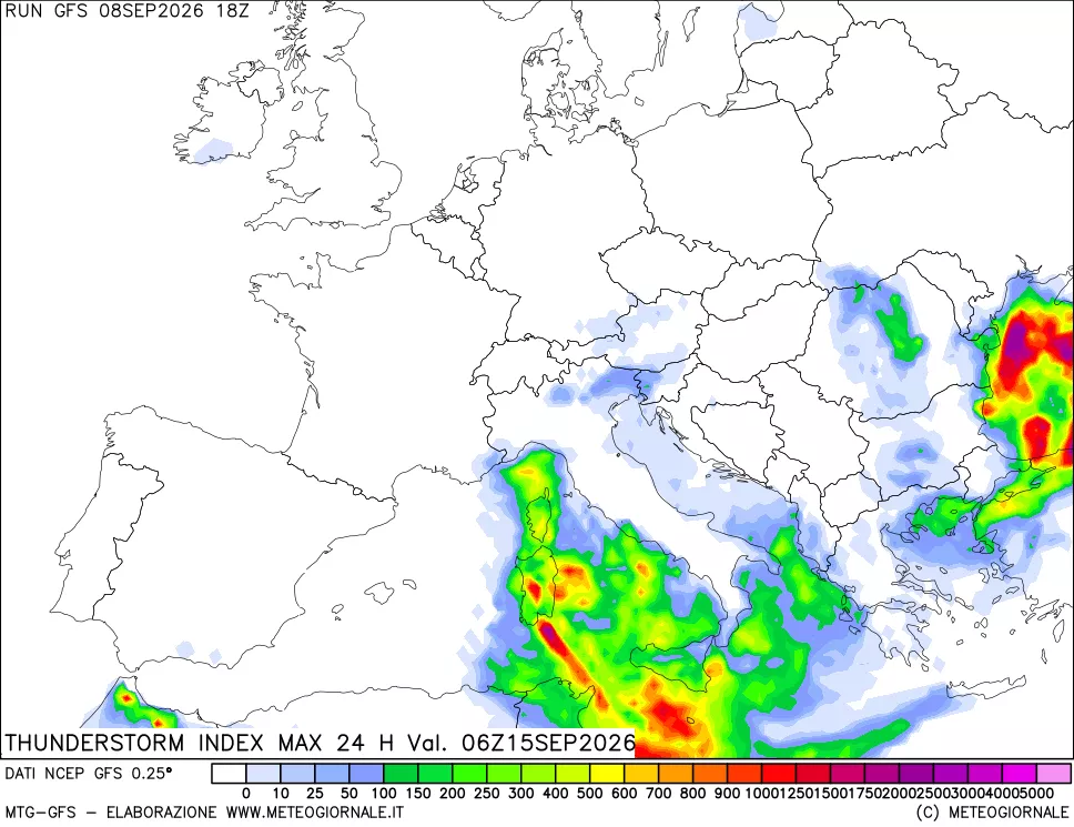 mappa Indice Temporali massimo 24 ore