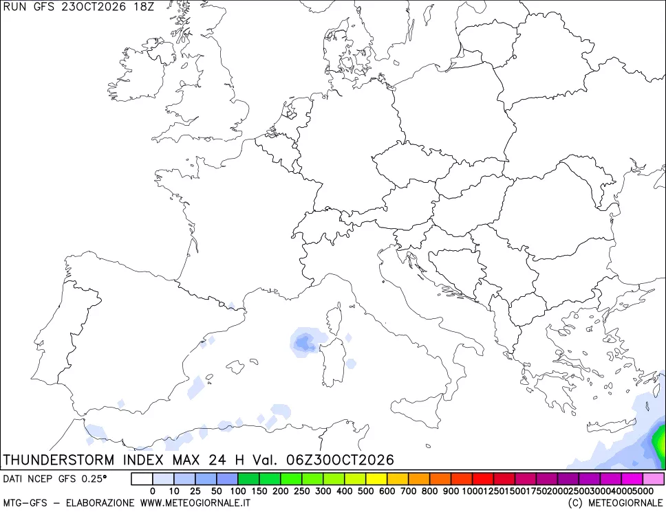 mappa TSI Max 24 ore