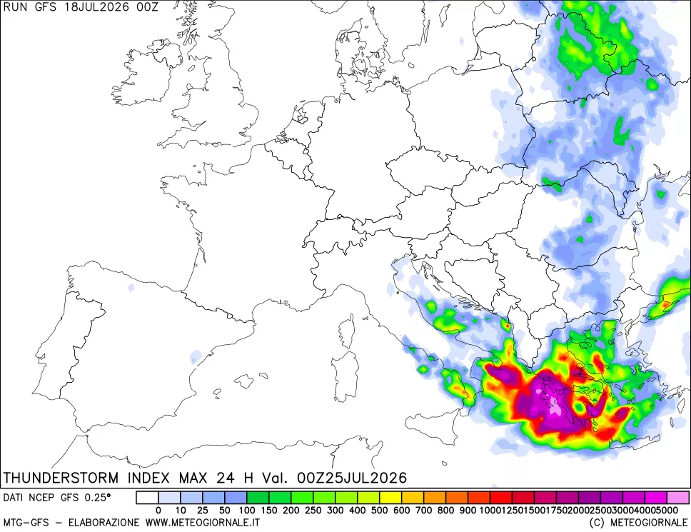mappa TSI Max 24 ore