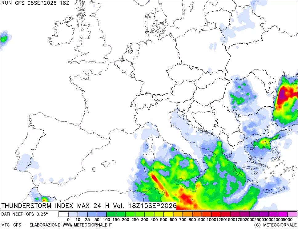mappa Indice Temporali massimo 24 ore