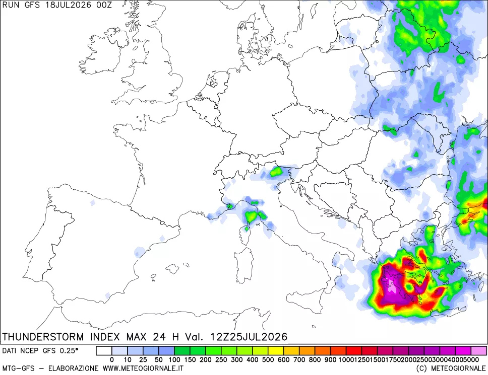 mappa TSI Max 24 ore