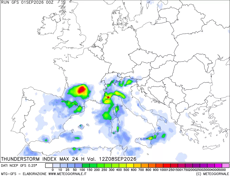 mappa TSI Max 24 ore