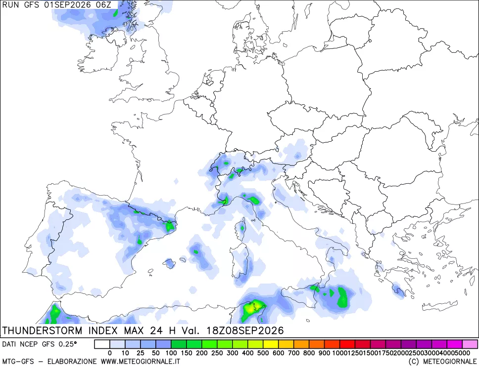 mappa TSI Max 24 ore