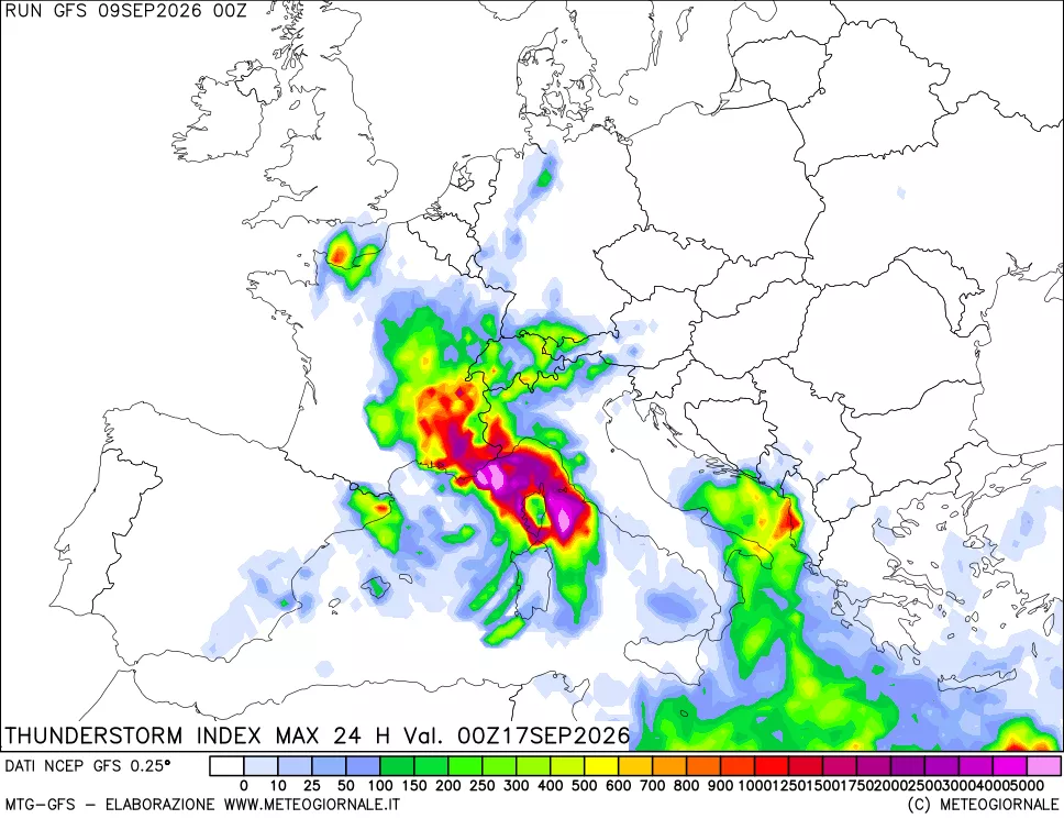 mappa Indice Temporali massimo 24 ore