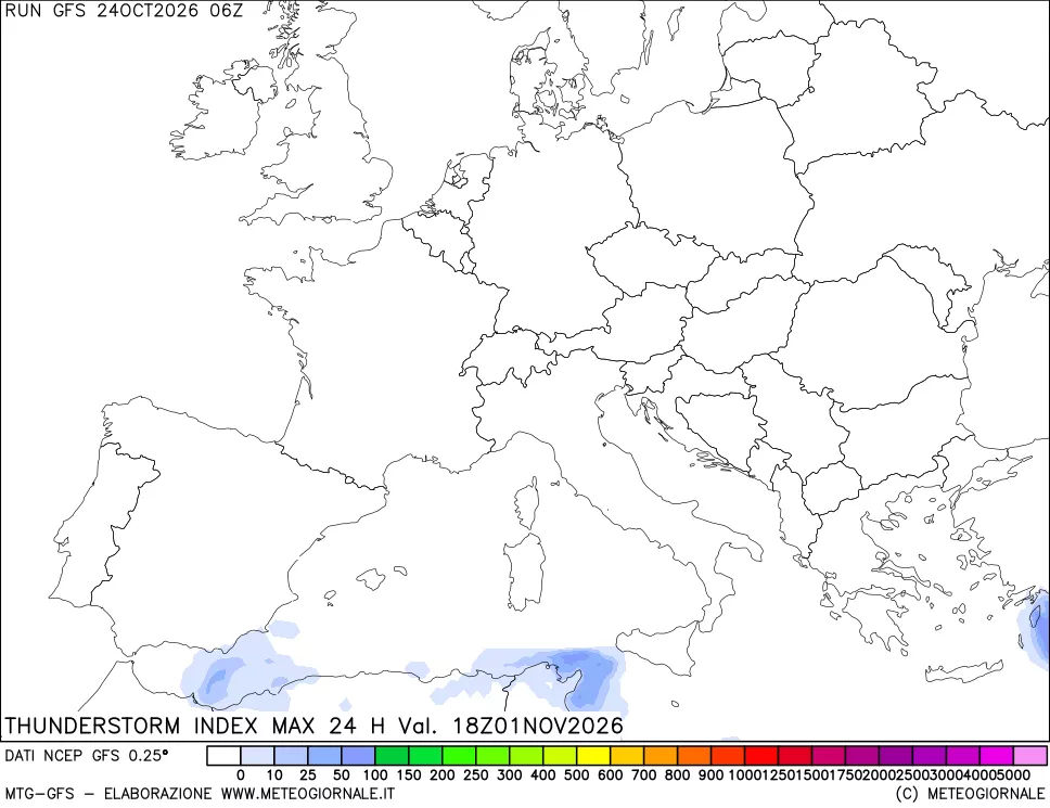 mappa Indice Temporali massimo 24 ore