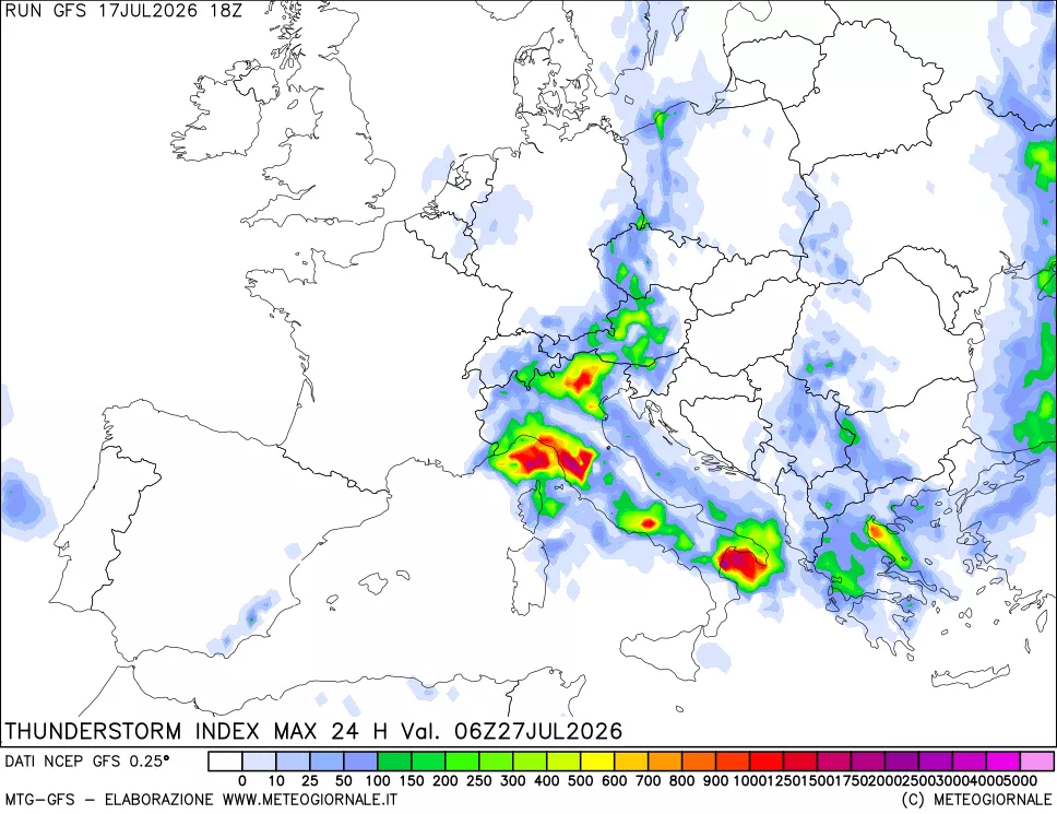 mappa TSI Max 24 ore