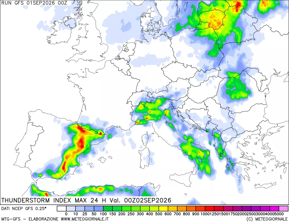 mappa TSI Max 24 ore