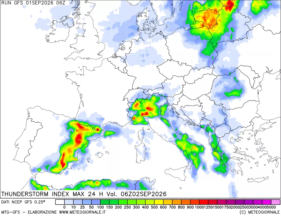 mappa TSI Max 24 ore