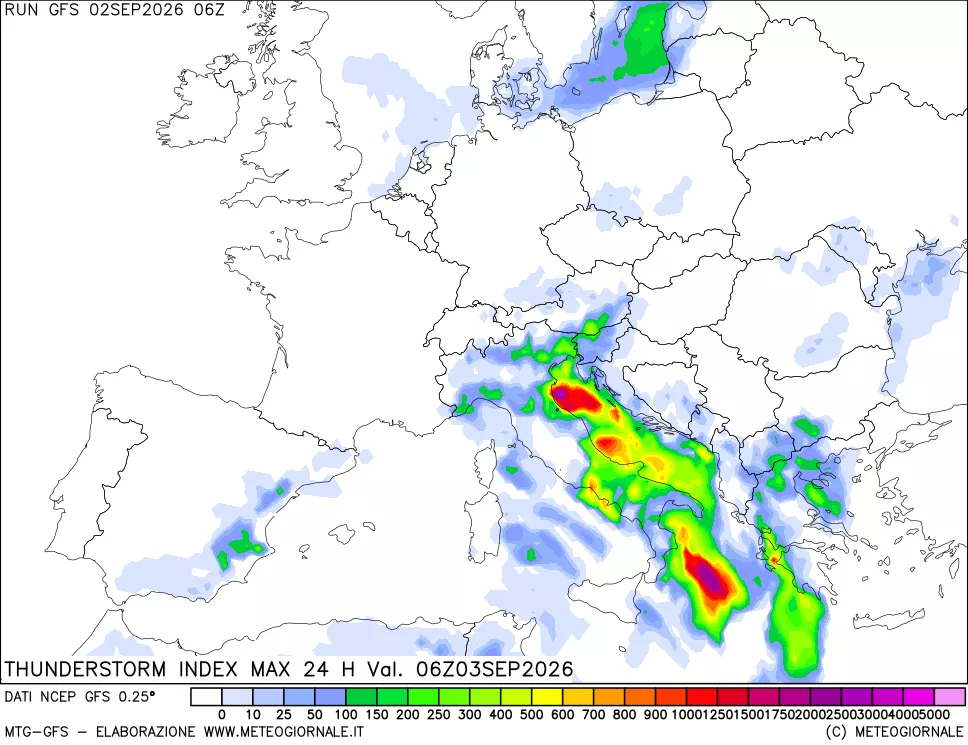 mappa TSI Max 24 ore