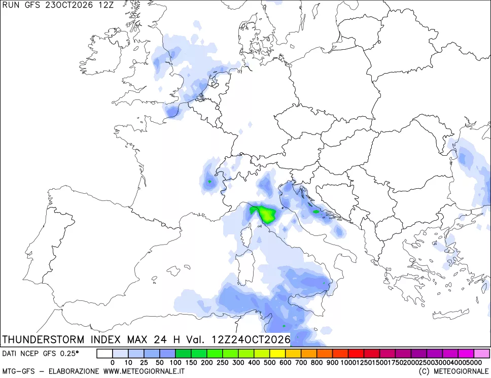 mappa TSI Max 24 ore