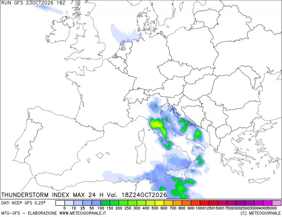 mappa TSI Max 24 ore