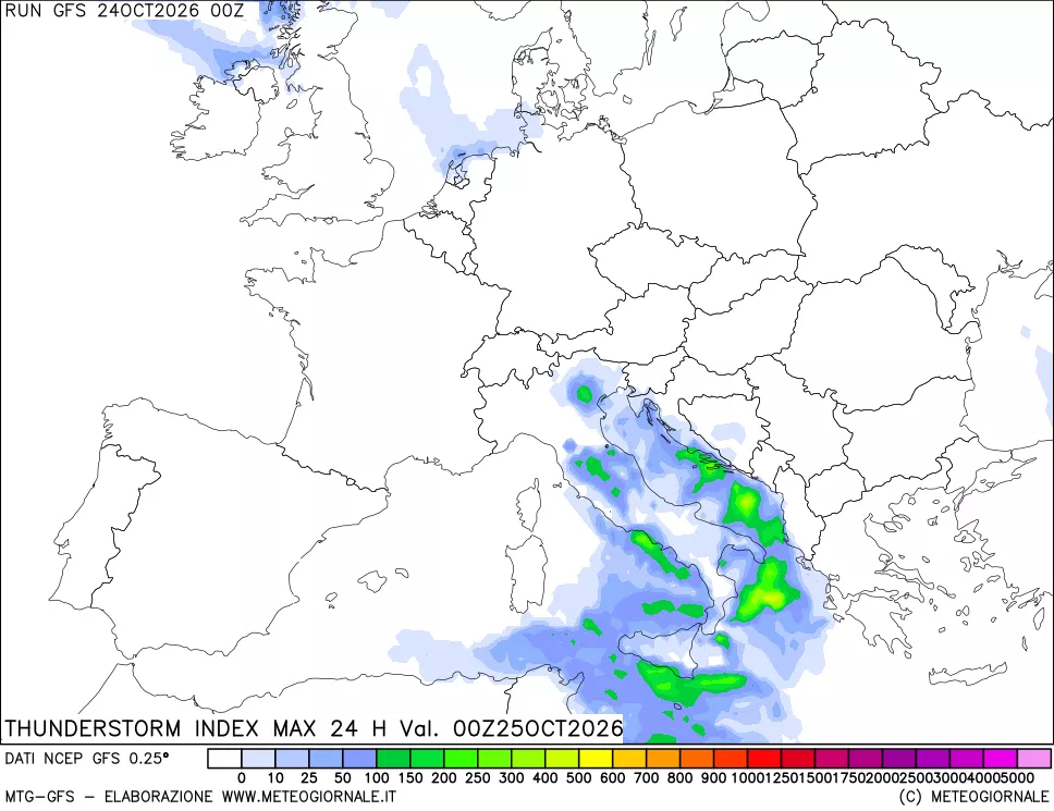 mappa TSI Max 24 ore