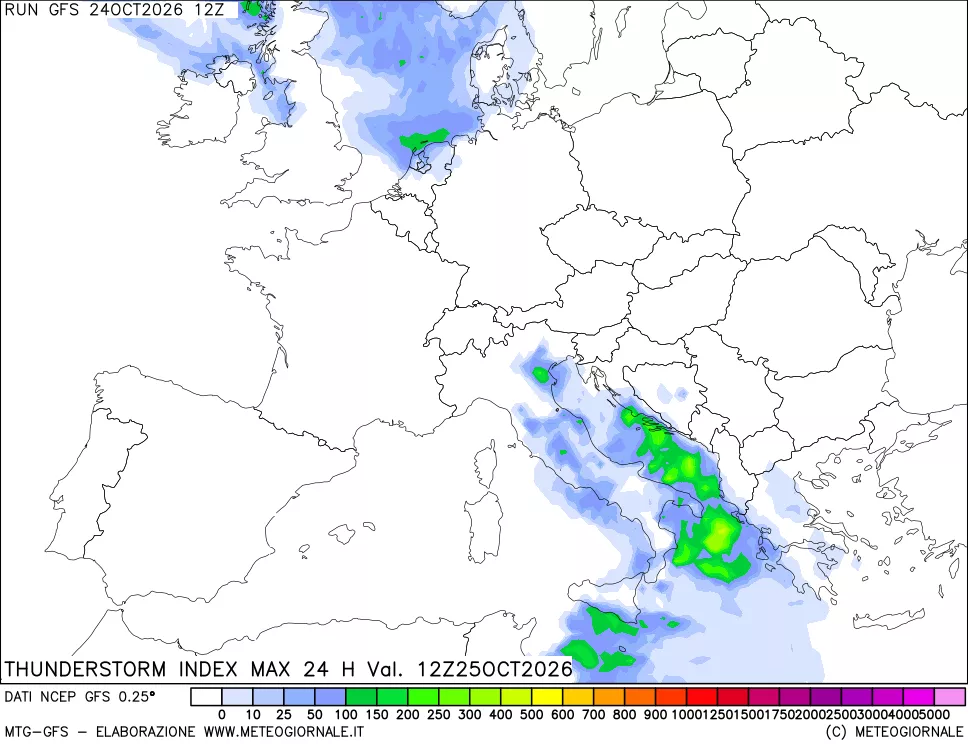 mappa TSI Max 24 ore