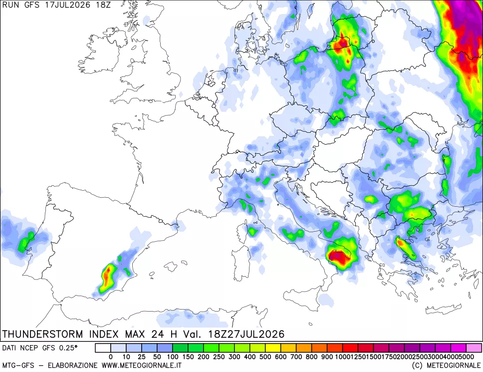 mappa TSI Max 24 ore