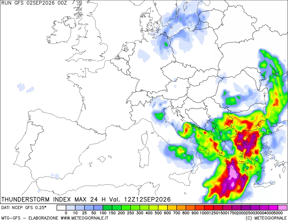 mappa Indice Temporali massimo 24 ore