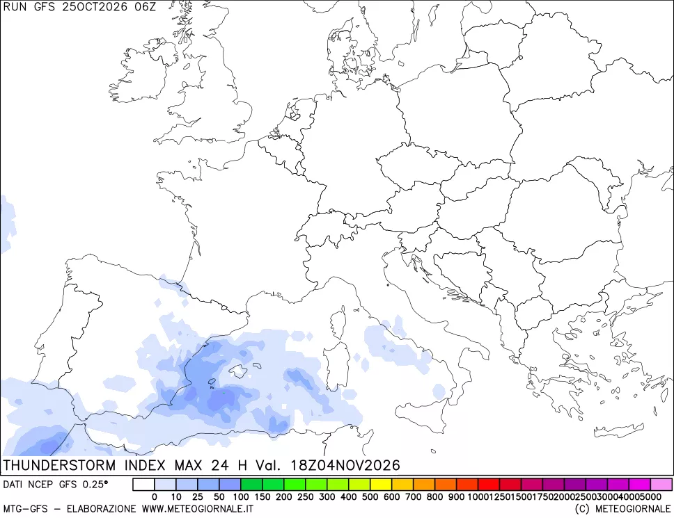 mappa Indice Temporali massimo 24 ore