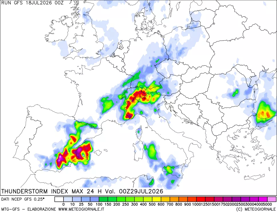 mappa TSI Max 24 ore