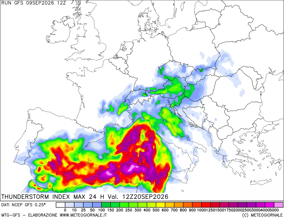 mappa TSI Max 24 ore