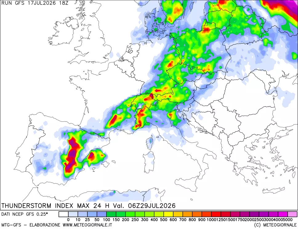 mappa TSI Max 24 ore
