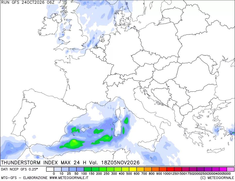 mappa Indice Temporali massimo 24 ore