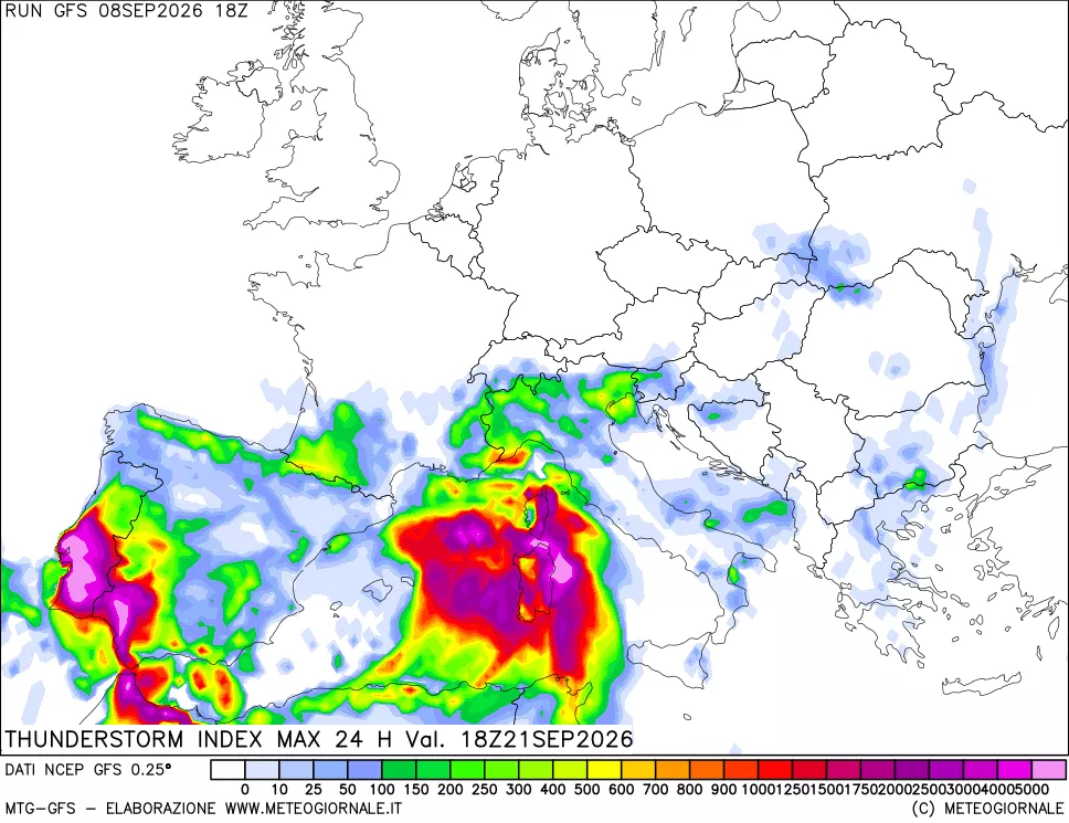 mappa Indice Temporali massimo 24 ore