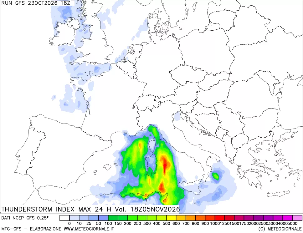 mappa TSI Max 24 ore