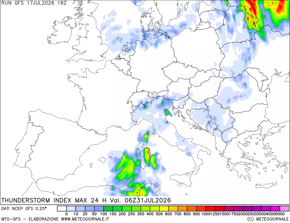 mappa TSI Max 24 ore