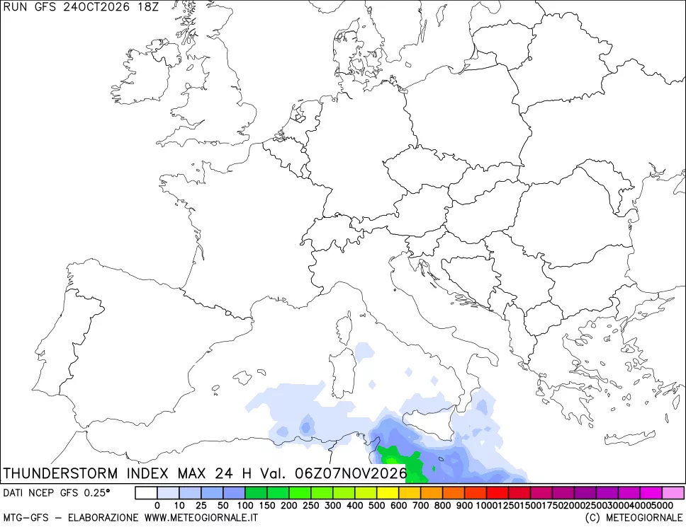 mappa Indice Temporali massimo 24 ore