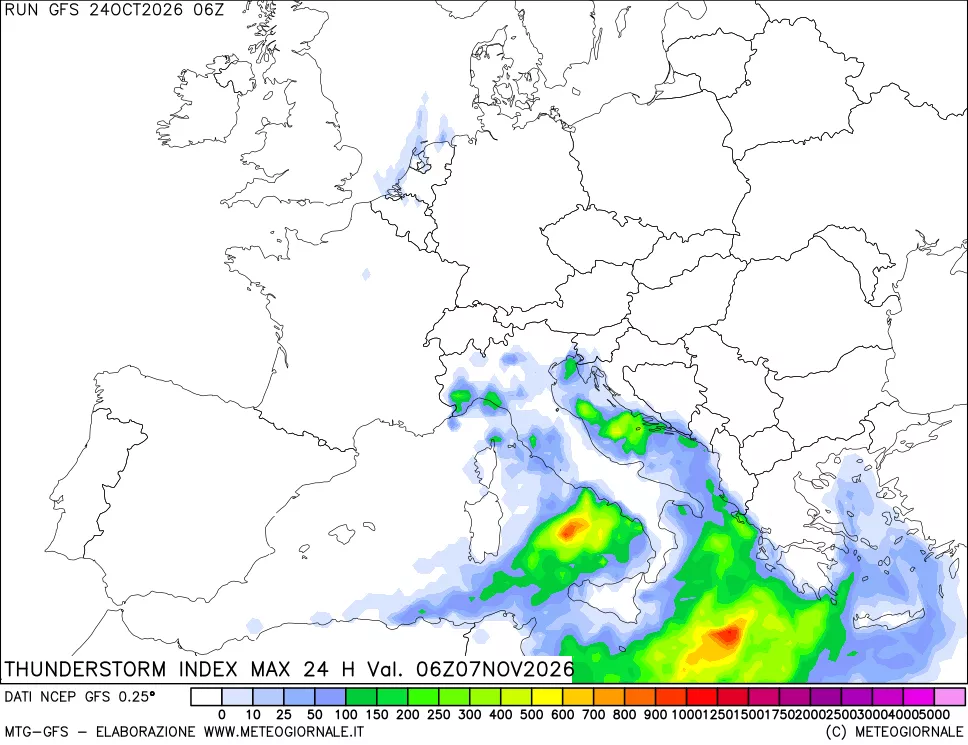 mappa TSI Max 24 ore