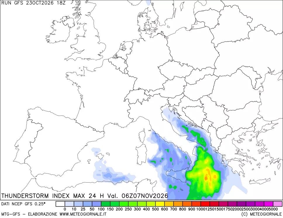 mappa Indice Temporali massimo 24 ore