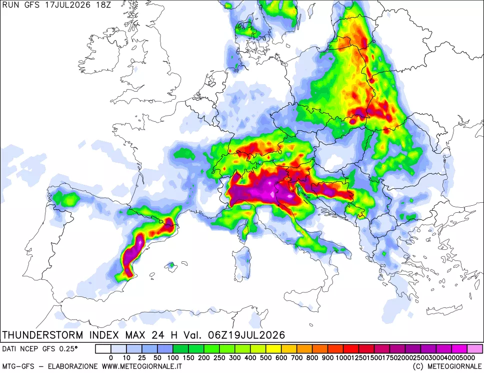 mappa Indice Temporali massimo 24 ore
