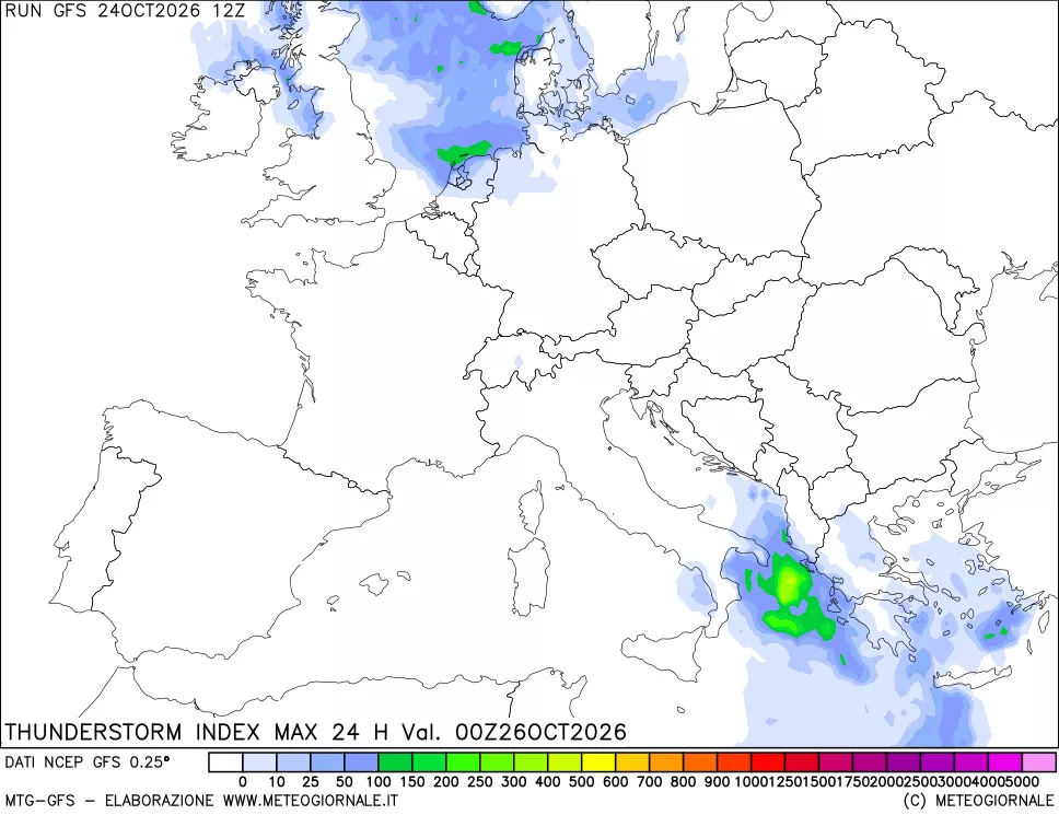 mappa Indice Temporali massimo 24 ore