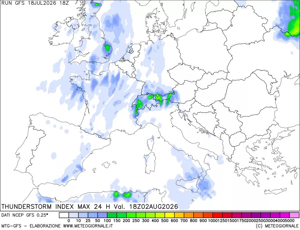 mappa TSI Max 24 ore
