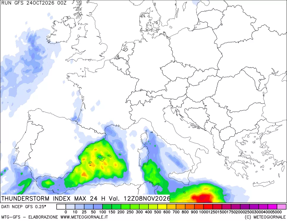 mappa TSI Max 24 ore