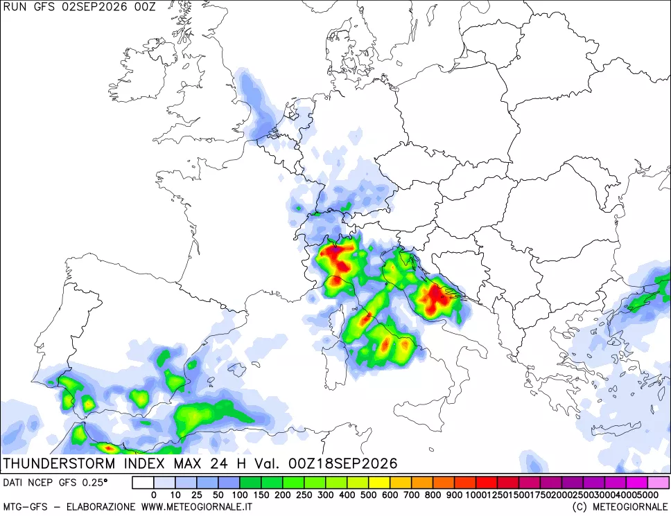 mappa TSI Max 24 ore