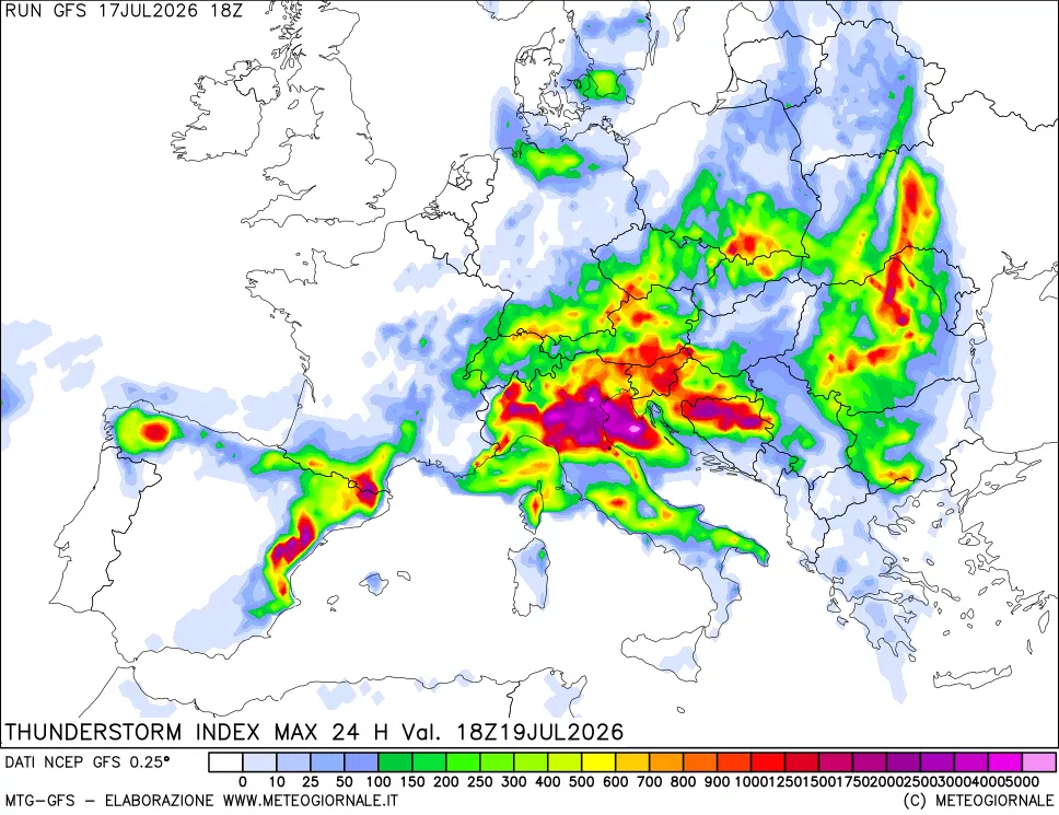 mappa TSI Max 24 ore