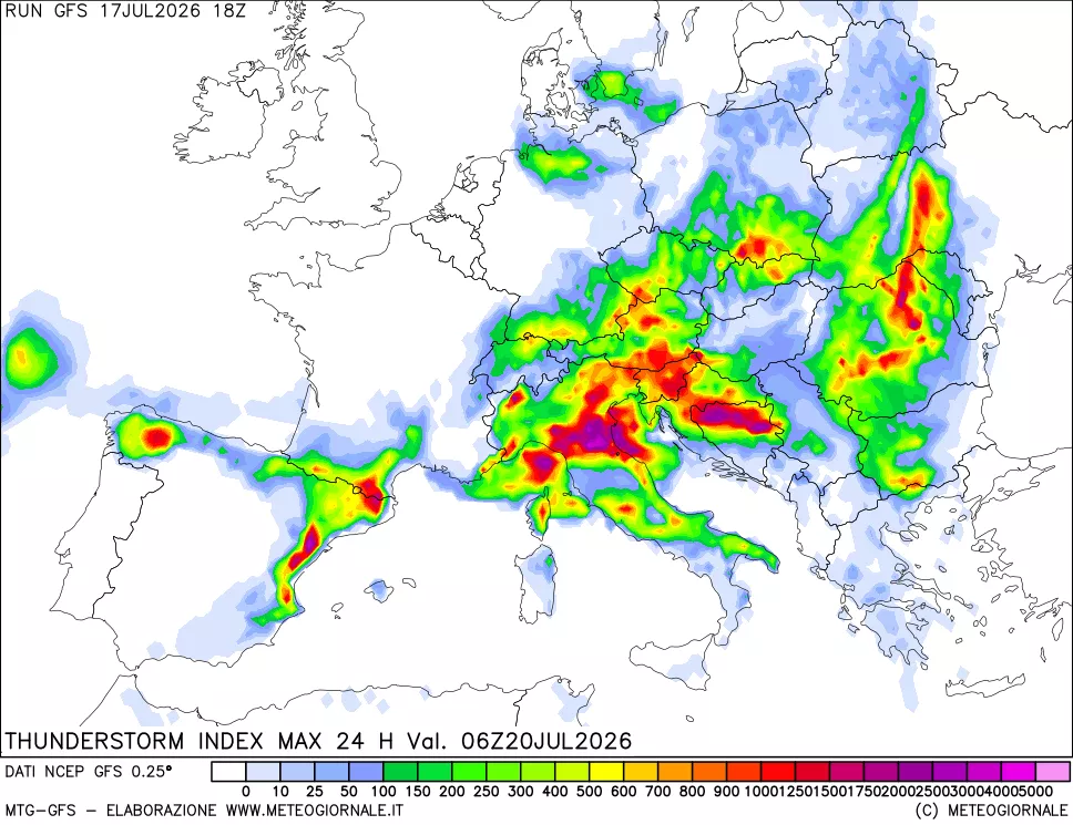 mappa TSI Max 24 ore