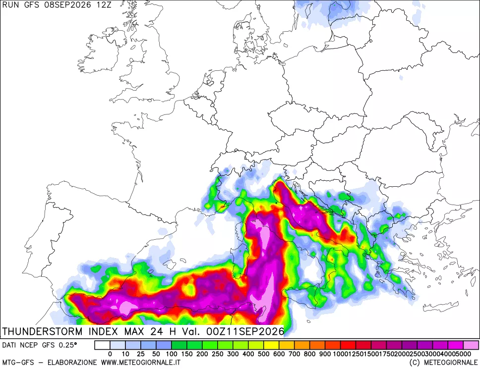 mappa TSI Max 24 ore