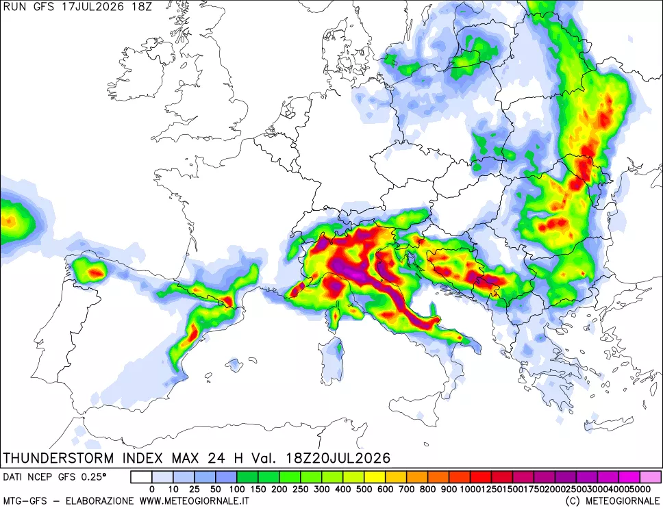 mappa TSI Max 24 ore