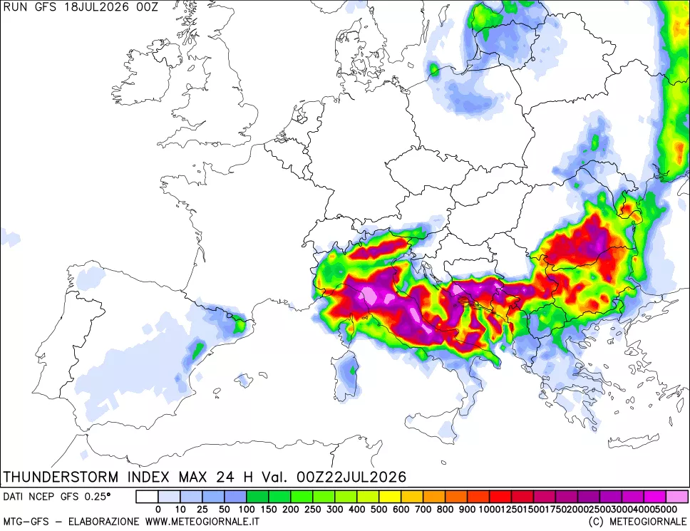 mappa TSI Max 24 ore