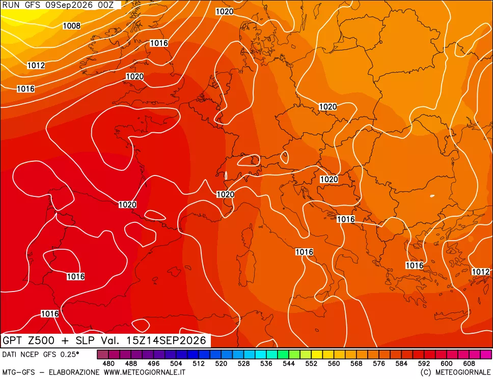 mappa 500 hPa GPT + Press SLM