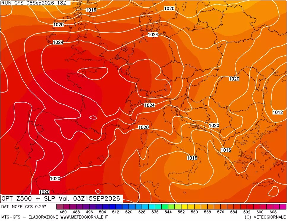mappa 500 hPa GPT + Press SLM