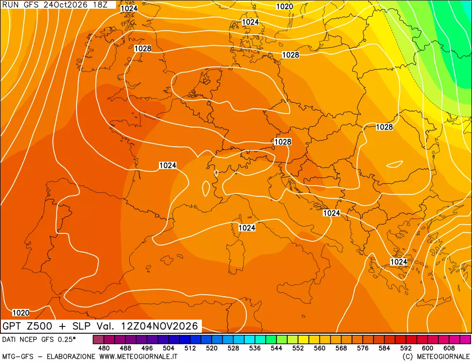 mappa 500 hPa GPT + Press SLM