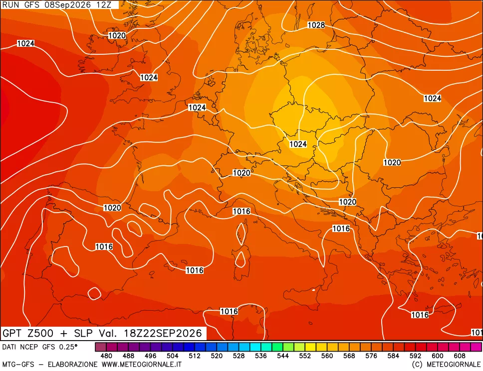 mappa 500 hPa GPT + Press SLM