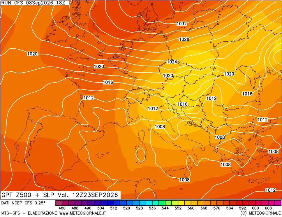 mappa 500 hPa GPT + Press SLM
