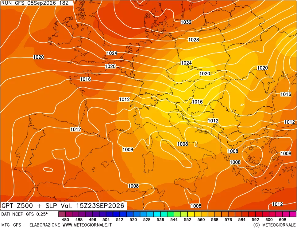 mappa 500 hPa GPT + Press SLM