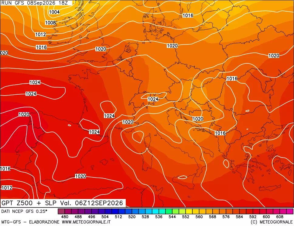 mappa 500 hPa GPT + Press SLM