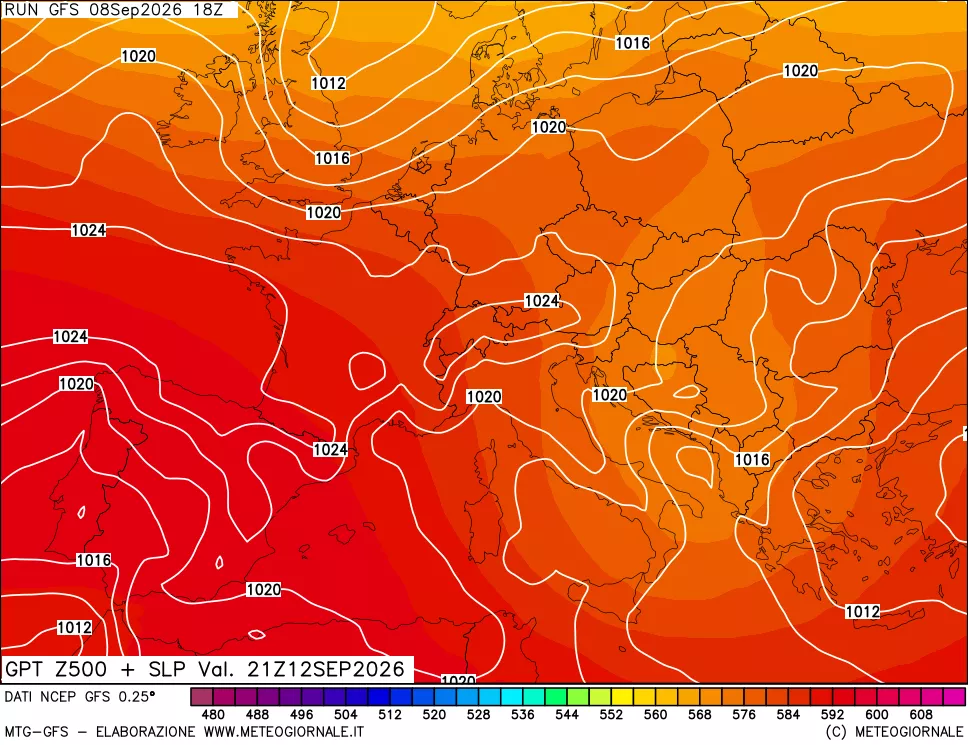 mappa 500 hPa GPT + Press SLM