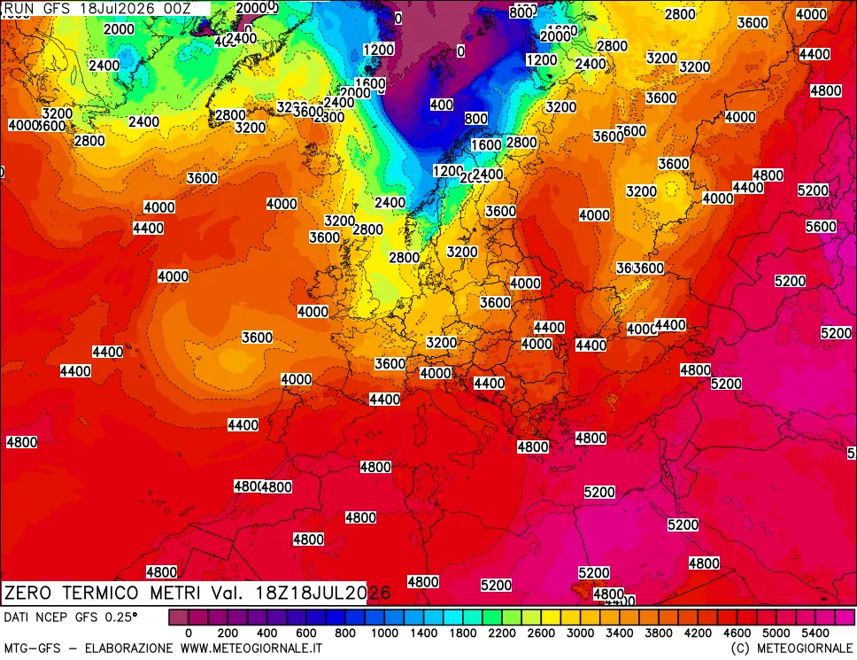 mappa Quota Zero Termico