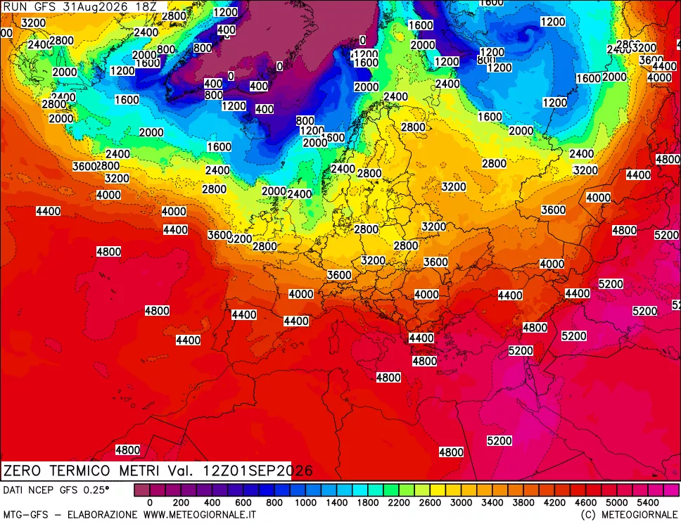 mappa Quota Zero Termico